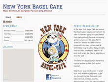 Tablet Screenshot of newyorkbagelcafe.com